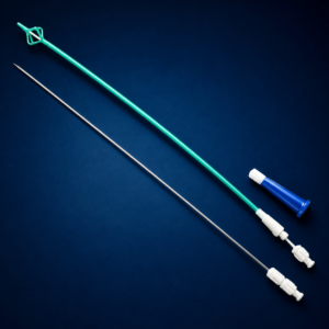 Maplecath Malecot Catheter with Needle and Kit